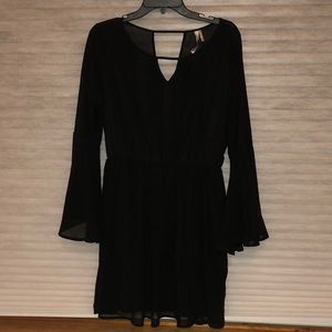 Paper crane- Dress - Black